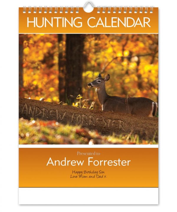 Personalized Hunting Calendar